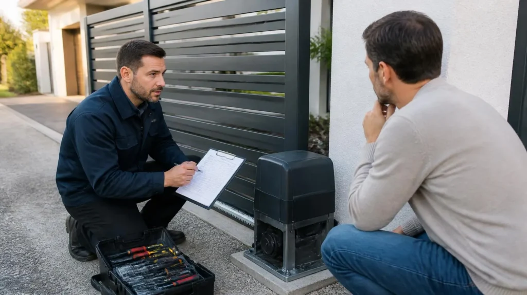 Gate repair estimate in Houston