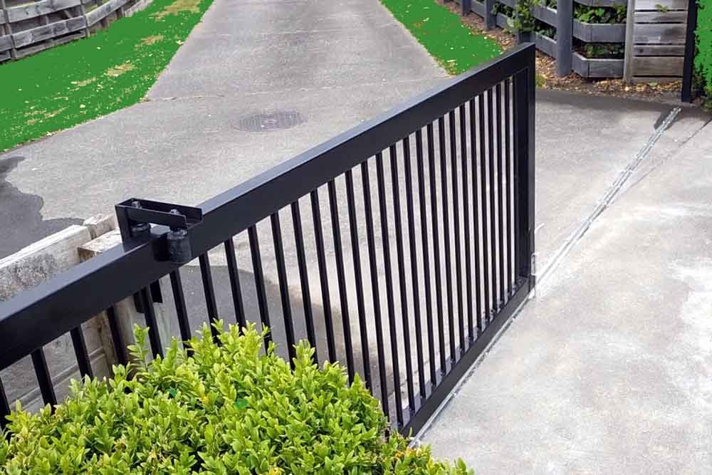 why sliding gate keeps coming off track