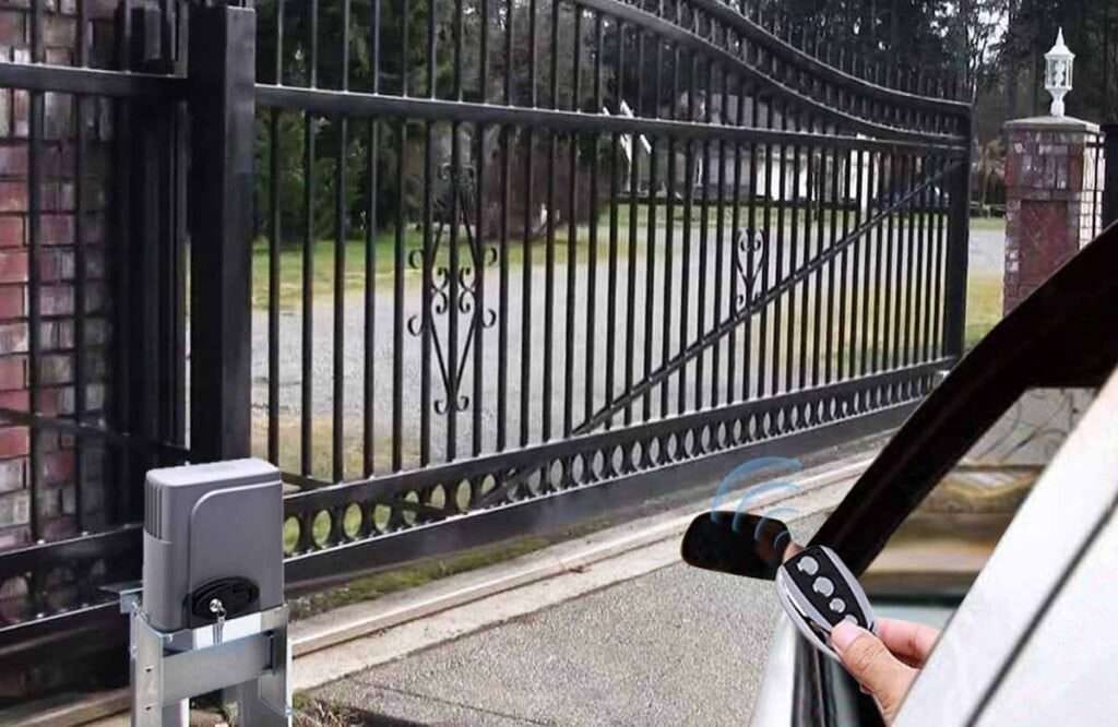 Remote-controlled automatic gate opener in Houston—secure and convenient gate access with expert Gate Repair in Houston services.