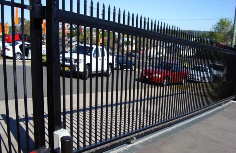 Commercial Security Gate Installation