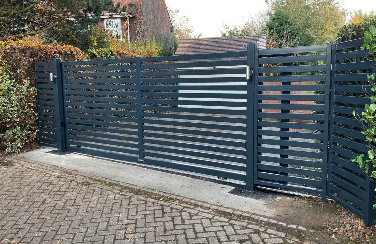 Double Driveway Gates